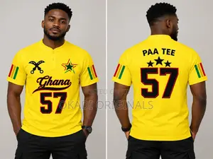 Ghana 57 Heritage Jersey T-Shirts – Unisex, 4 Colours