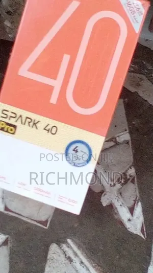 New Tecno Spark 40 Pro 256 GB Black