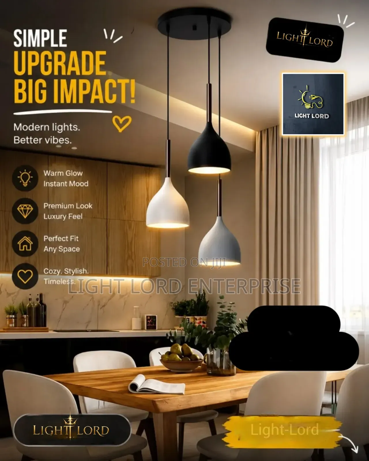 Balun Cape 3in1 Pendant Light