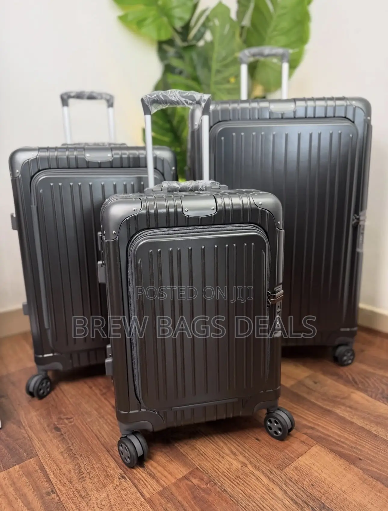 Premium Goodpartner 3set Zipless Aluminum and Front Zip Traveling Bag.