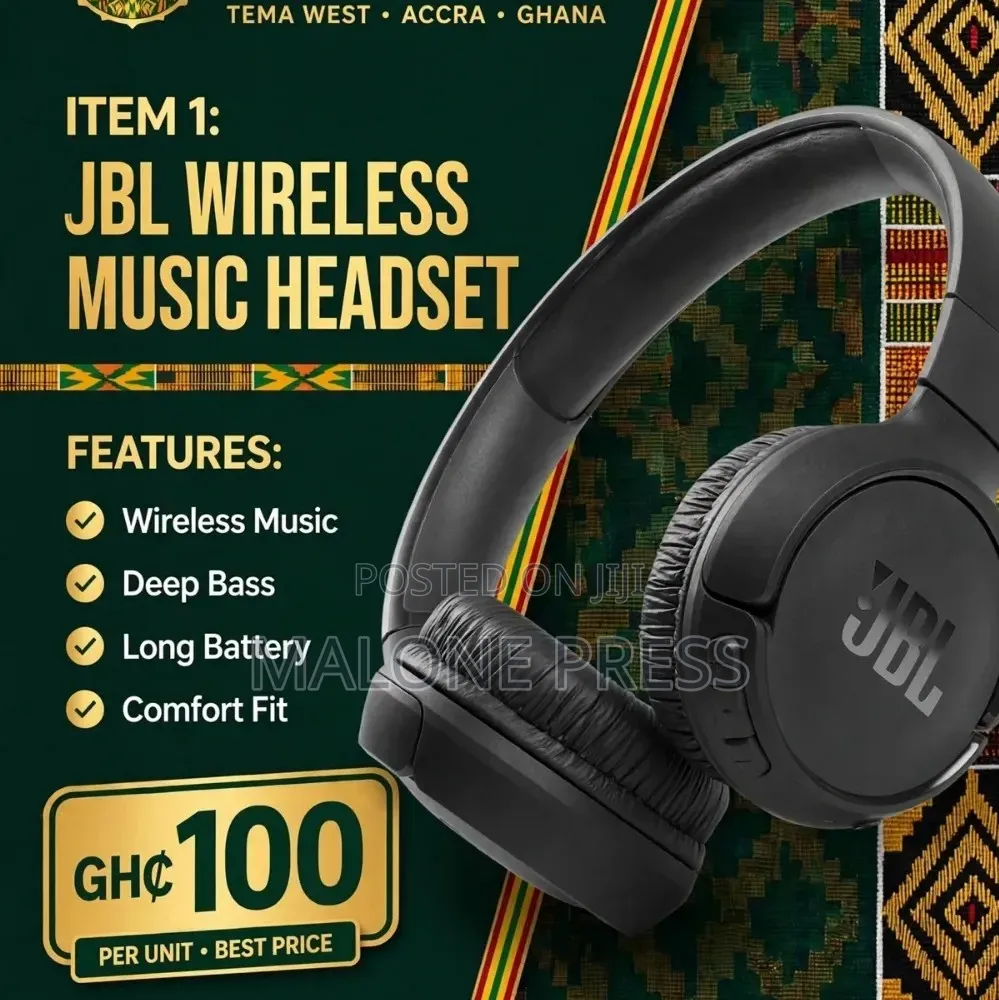 JBL Wireless Music Headset Original Available Call Now