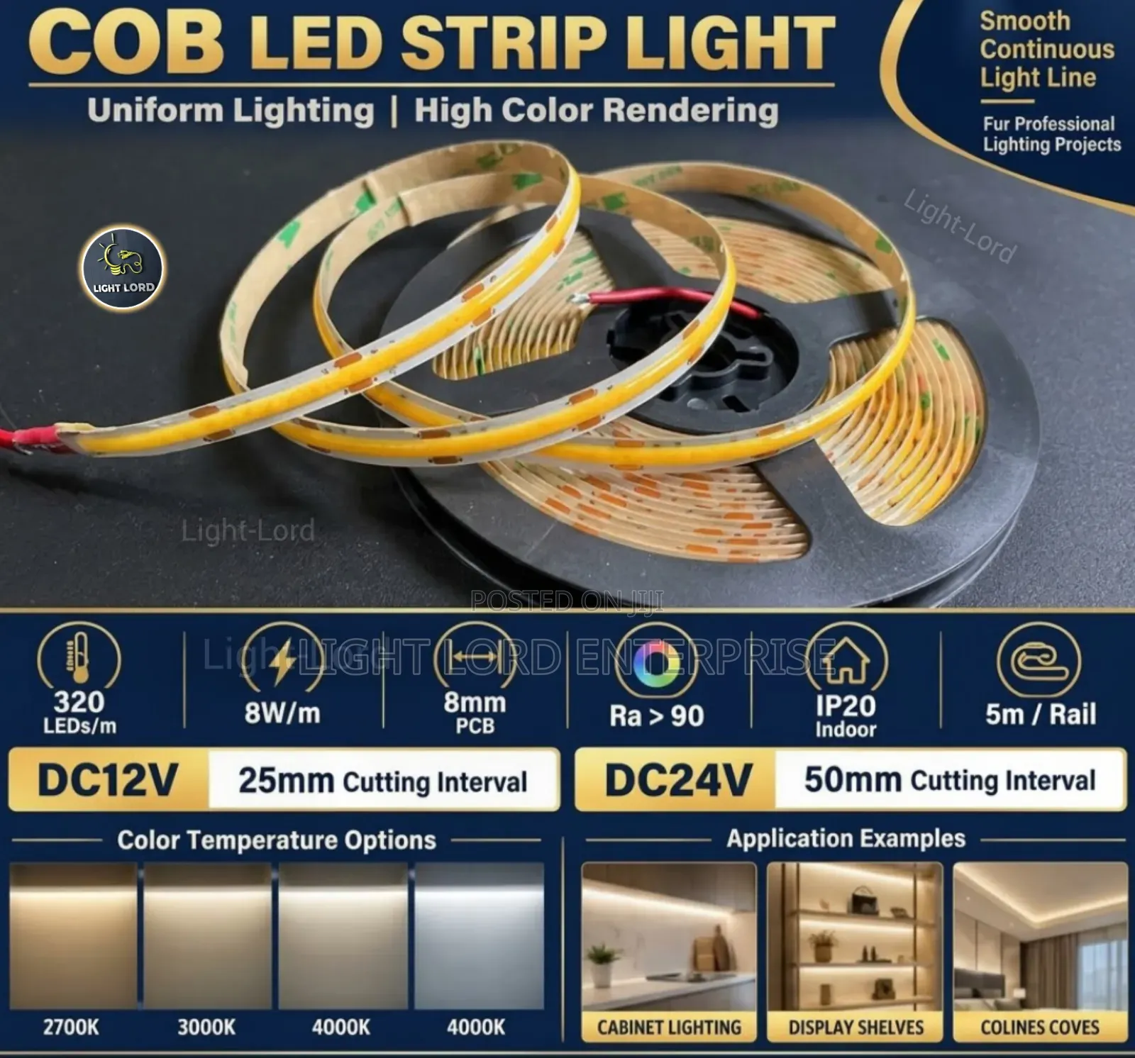 Continuous Strip Light COB (DC24V)