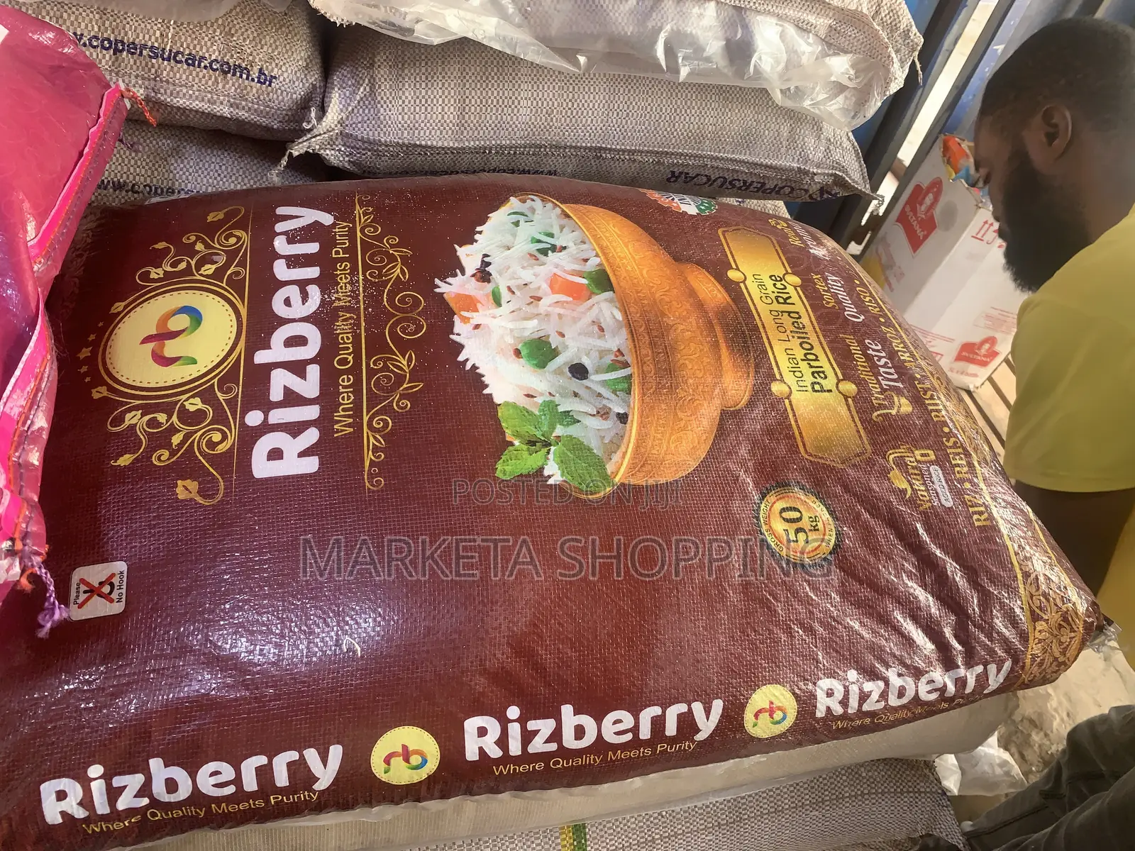 Rizberry Parboiled Rice 50kg
