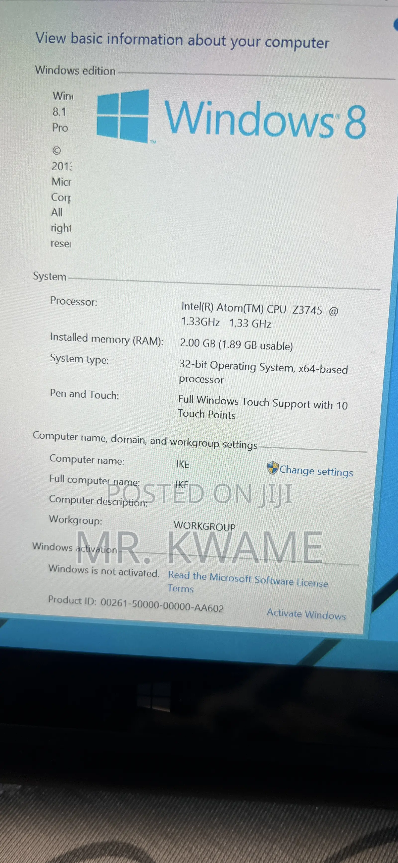 Lenovo Yoga Tablet 2 10.1 32 GB Black