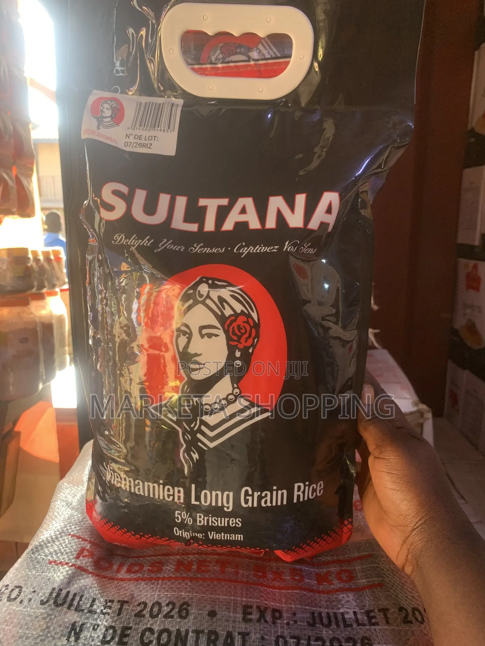 Sultana Vietnamese Rice 5x5kg