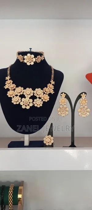 Gold Plated Jewelry Set for Ladies