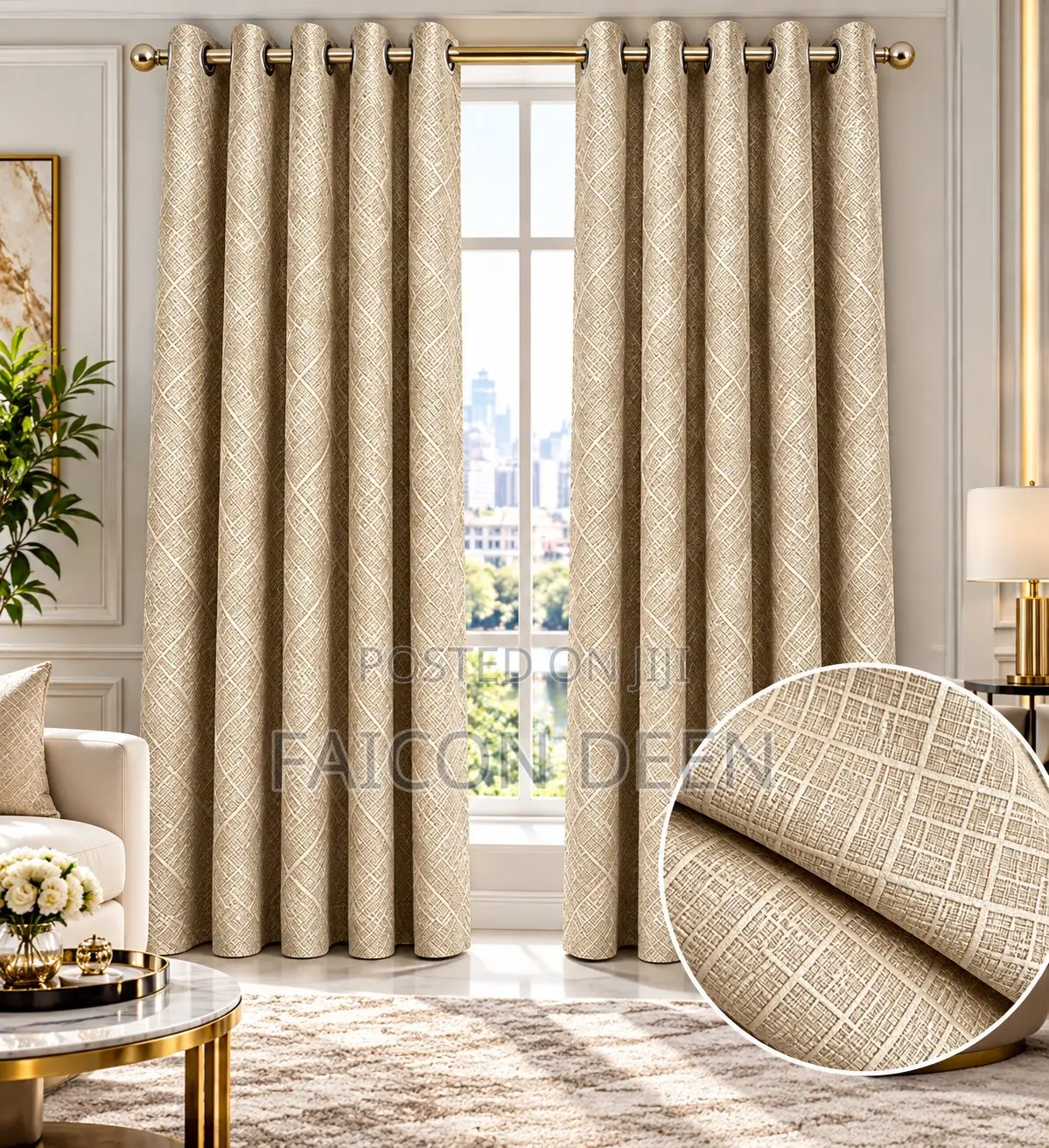 High Class Sunblock Blackout Curtains for Your Home,Hotels,Air BNB Etc