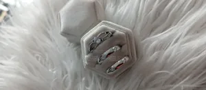 Titanium Steel Silver Wedding Rings