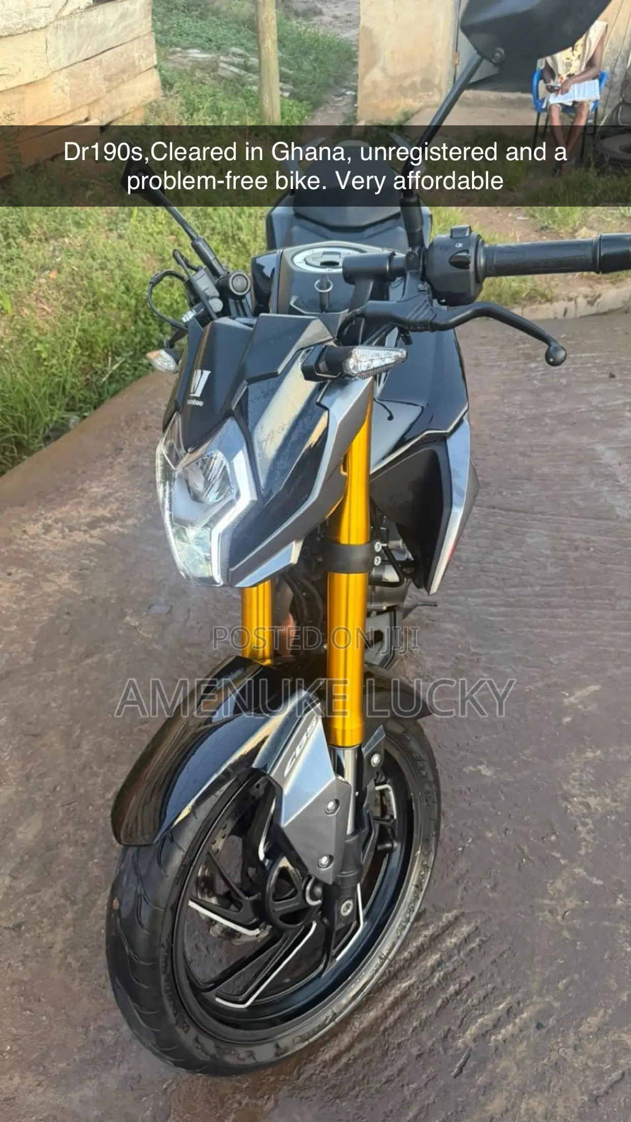 Haojue DR190S 2025 Black
