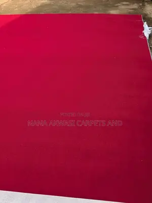 Heavy Red Industrial Carpet
