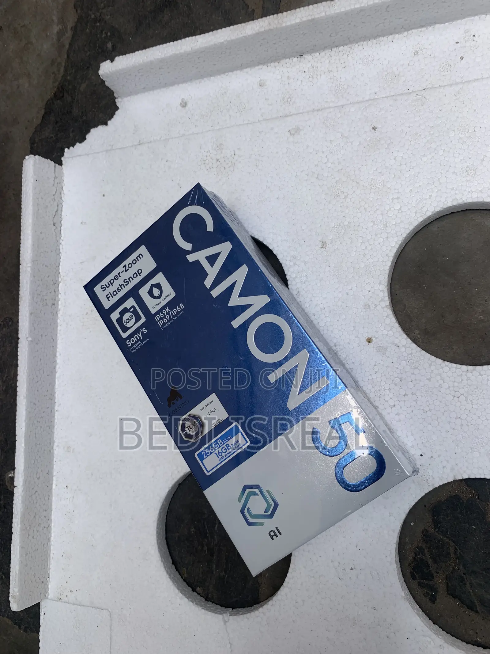 New Tecno Camon 50 256 GB Gray