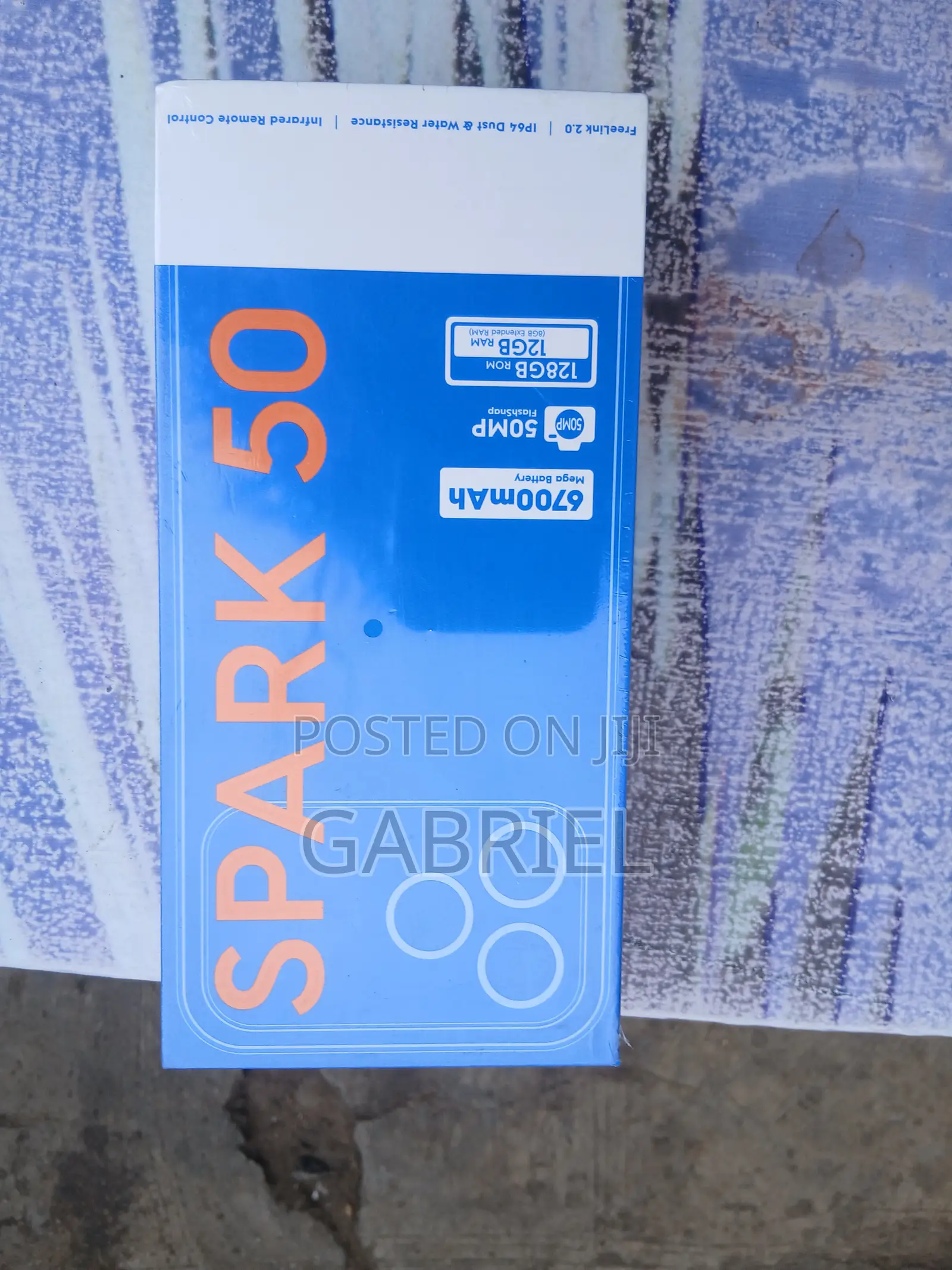 New Tecno Spark 50 128 GB Blue