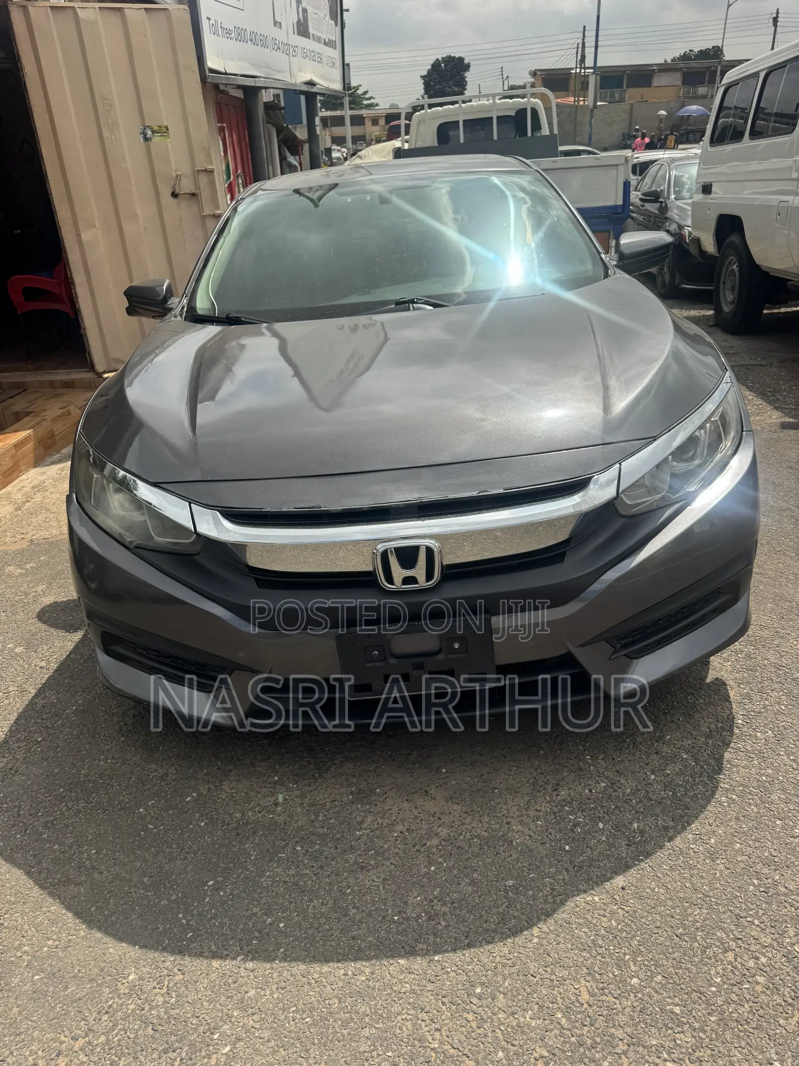 Honda Civic EX Sedan 2018 Gray