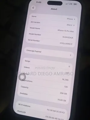 Apple iPhone 15 Pro Max 256 GB Black