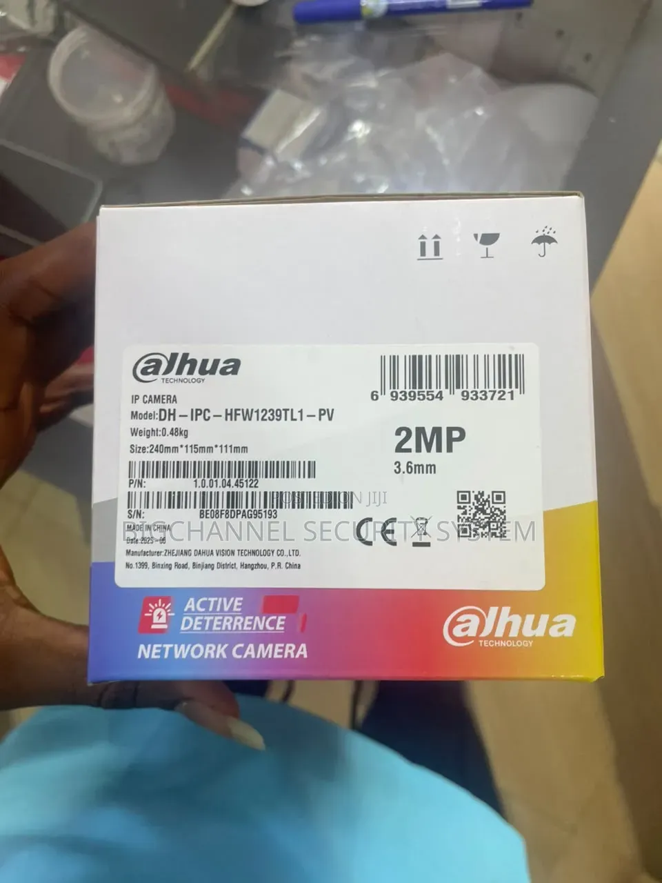 Dahua 2mp Bullet Ip Camera 2way Audio-Dh-Ipc-Hfw1239tl1-Pv