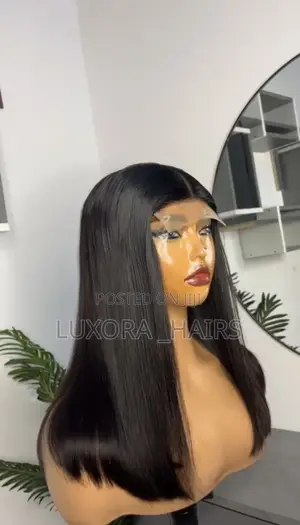 14 Inches Double Drawn Hair Unit Paired With 4x4 Closure