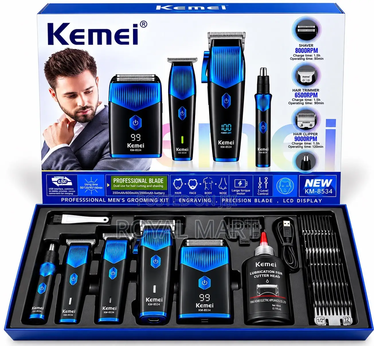 Kemei Grooming Kits for Men