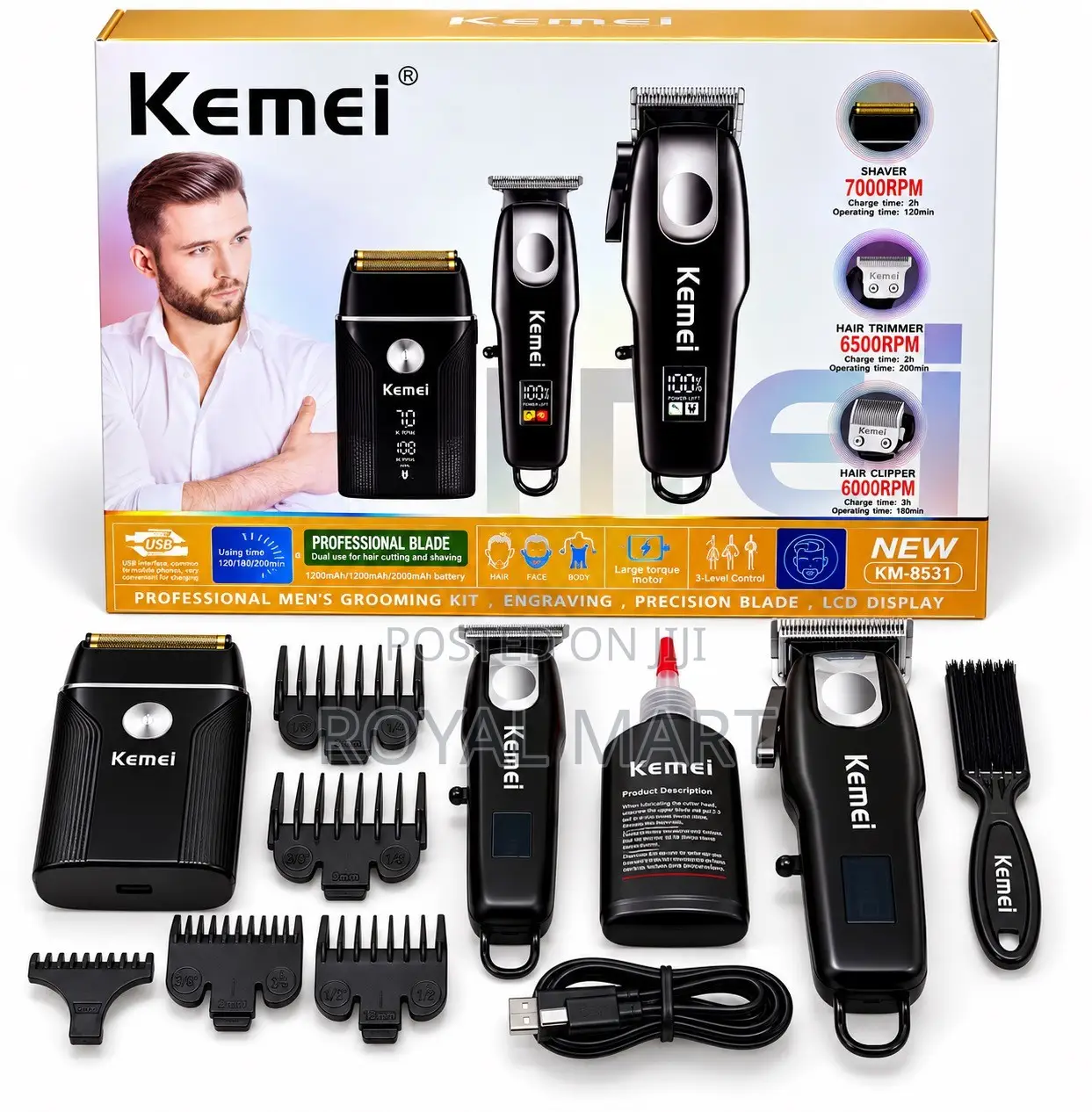 Kemei KM-8531 Professional Grooming Kit