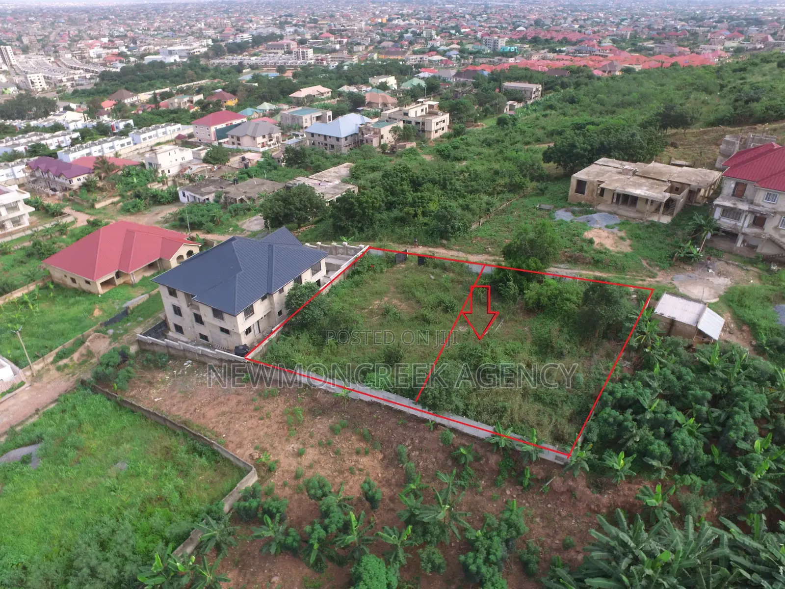 Plot of Land With a Nice Aerial View Foe Sale at Ayi Mensah