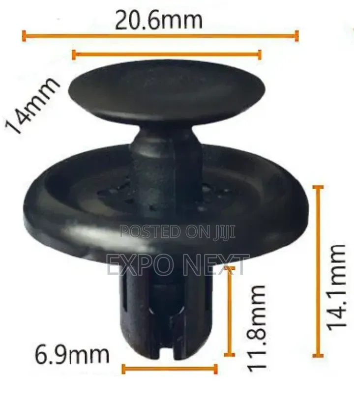Inner Wheel Fender/Bumpers Splash Shield Push Type Retainer Clip