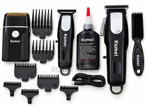 Kemei 3-in-1 Rechargeable Grooming Kits