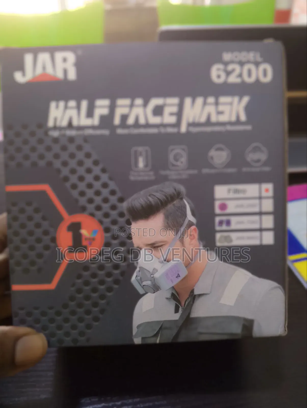 Jar Half Face Mask With Cartridge /Quality Half Face Mask