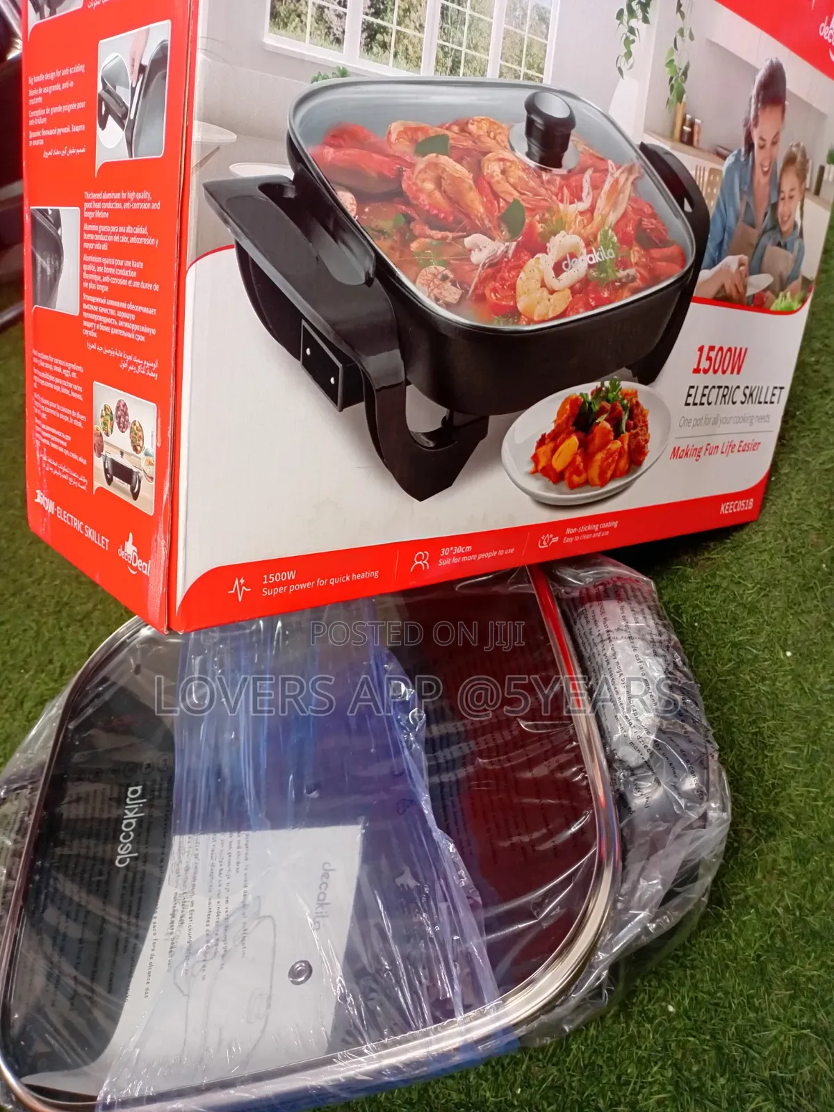 Quality 1500W Skillet Electric Skillet