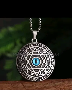 Talisman Seal of Solomon Evil Eye Necklace