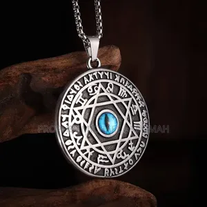 Talisman Seal of Solomon Evil Eye Necklace