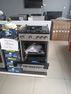 Sigma 4-Burner Hybrid Cooker 3 Gas + 1 Electric Oven & Grill | 50x55cm