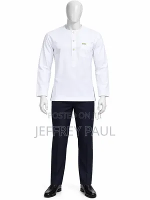 Luxury Clothing White on Black
