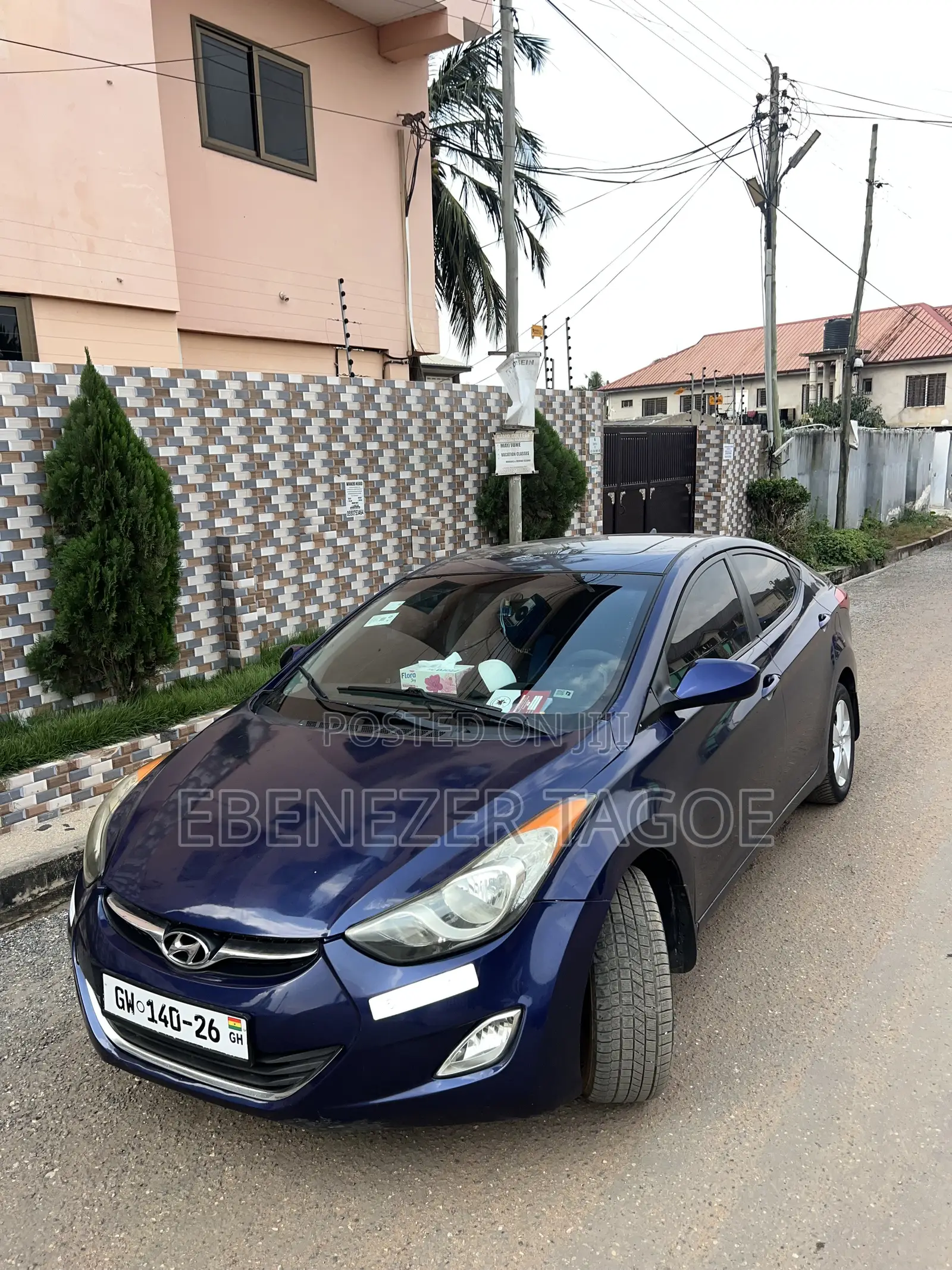 Hyundai Elantra 2013 Blue
