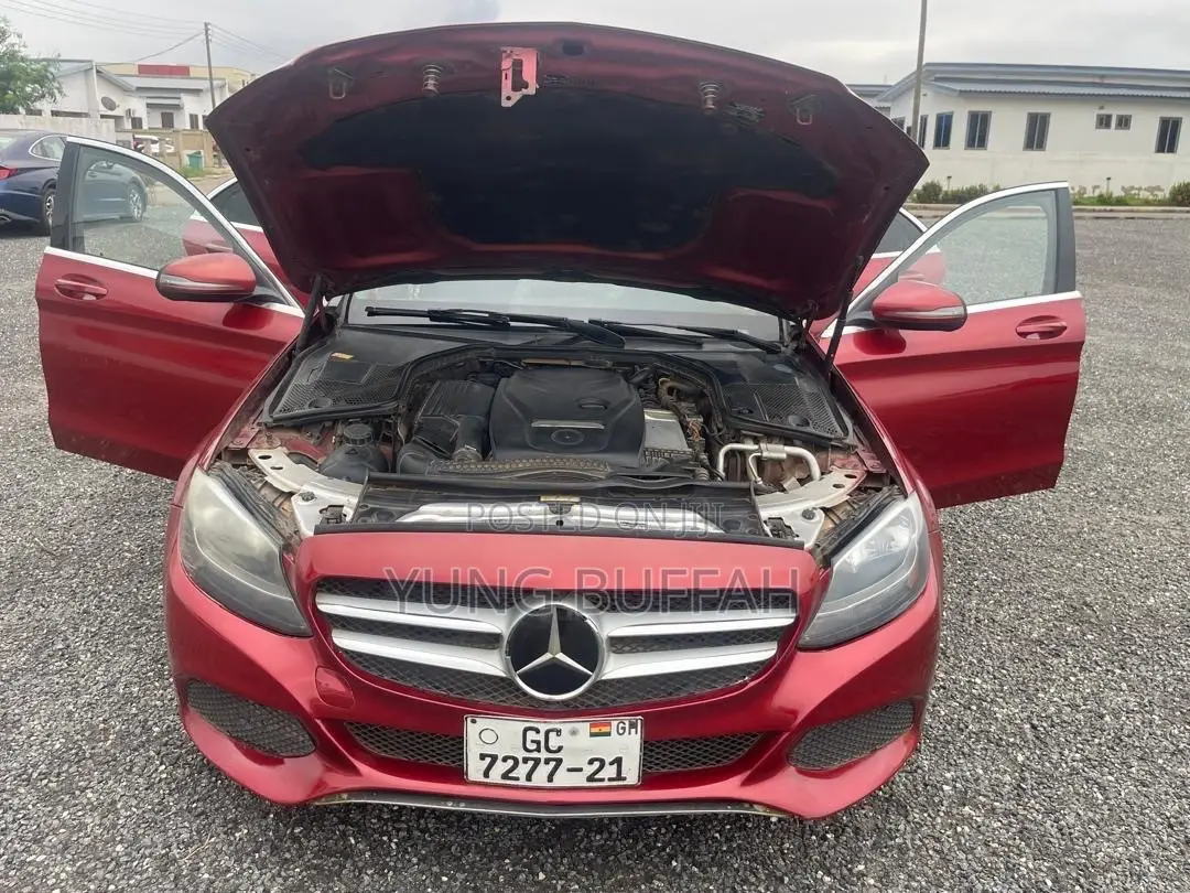 Mercedes-Benz C300 Luxury 4Matic Sedan AWD (2.0L 4cyl 7A) 2016 Red