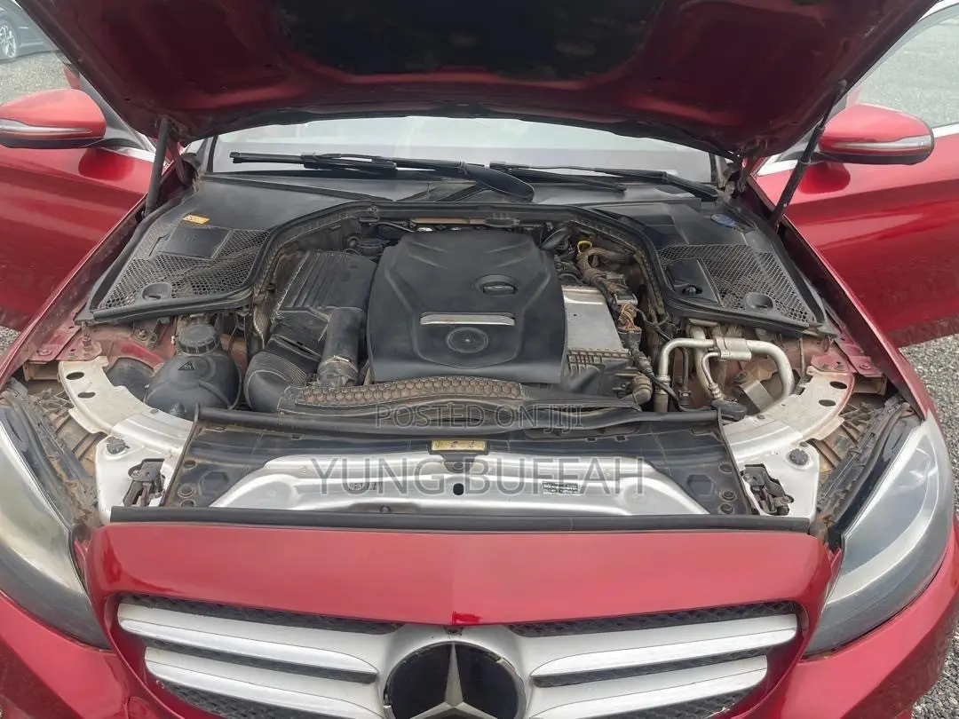 Mercedes-Benz C300 Luxury 4Matic Sedan AWD (2.0L 4cyl 7A) 2016 Red