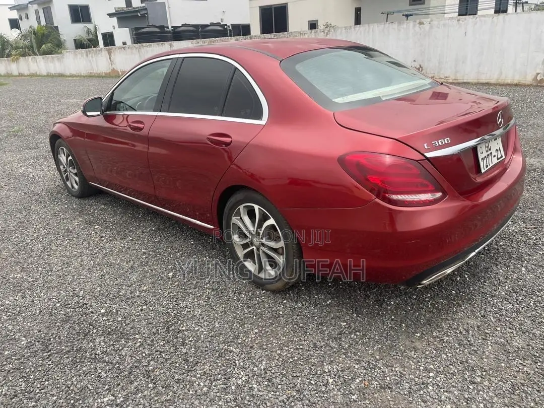 Mercedes-Benz C300 Luxury 4Matic Sedan AWD (2.0L 4cyl 7A) 2016 Red