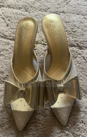 Gold Kitten Heels