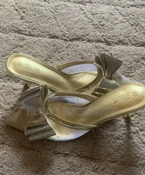 Gold Kitten Heels