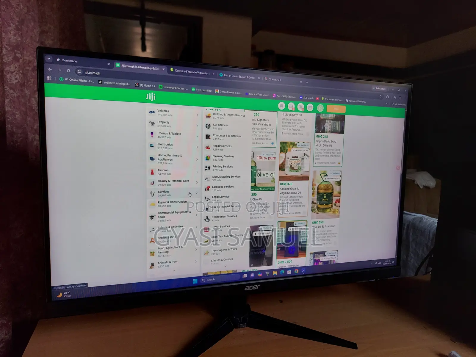 Acer Nitro QG271 27" Full HD Gaming Monitor