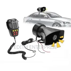 Warning Flashlight and Motor Siren
