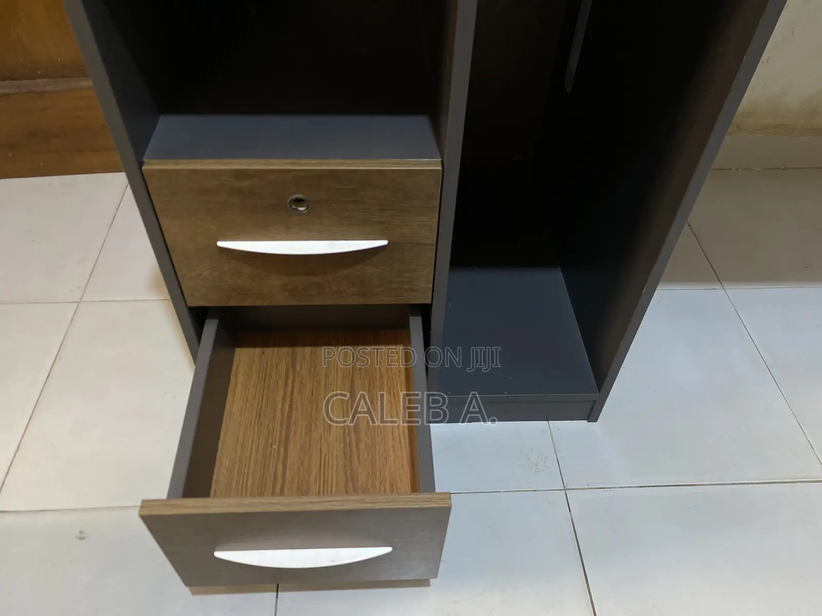 Professional Metal and Polished Wood Office Table