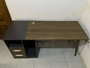 Professional Metal and Polished Wood Office Table
