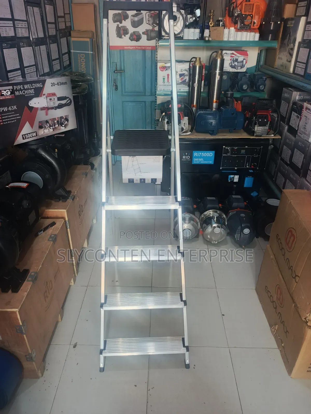 Aluminum 5 Steps Ladder