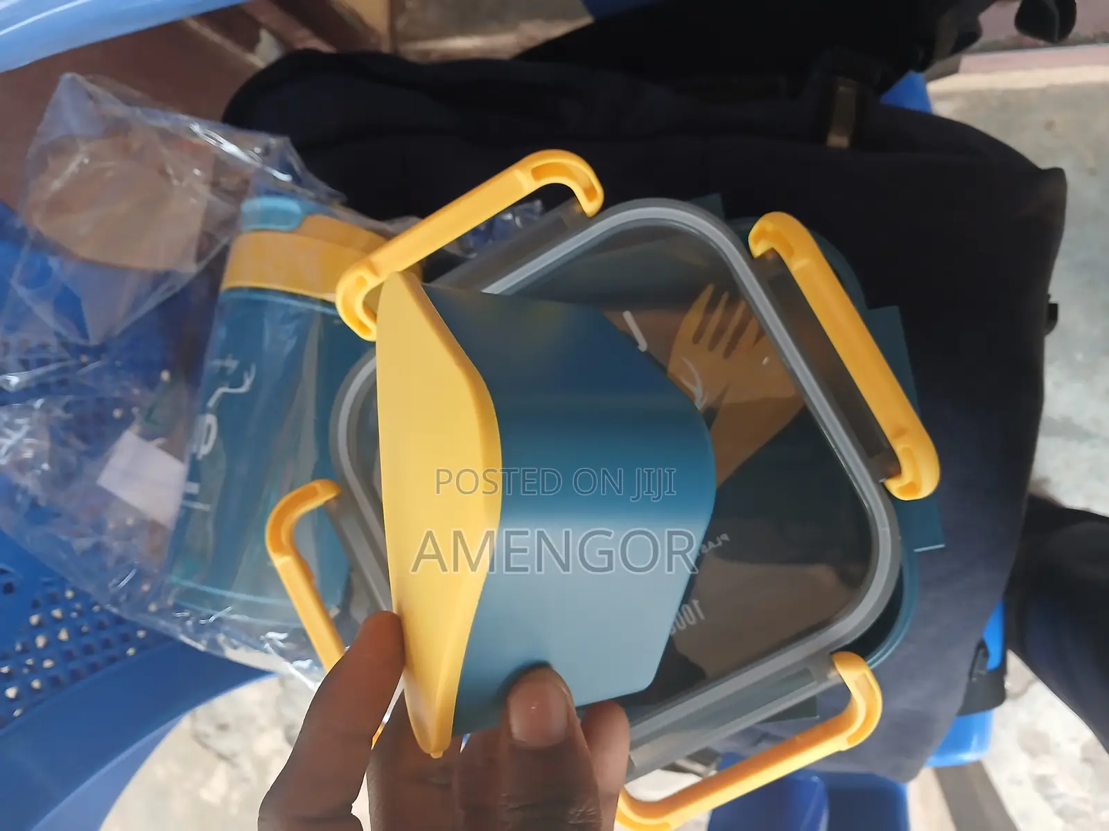 3 in 1Lunch Box , Cutlery and Bottle