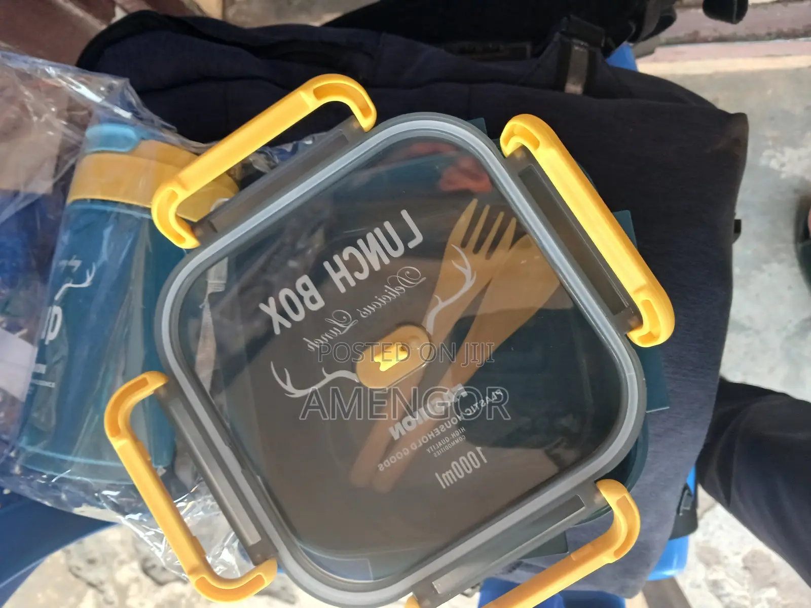 3 in 1Lunch Box , Cutlery and Bottle