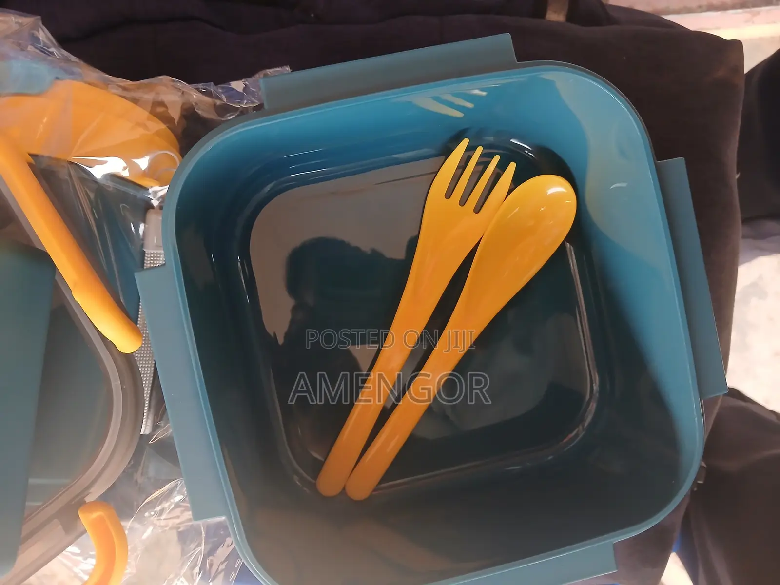 3 in 1Lunch Box , Cutlery and Bottle