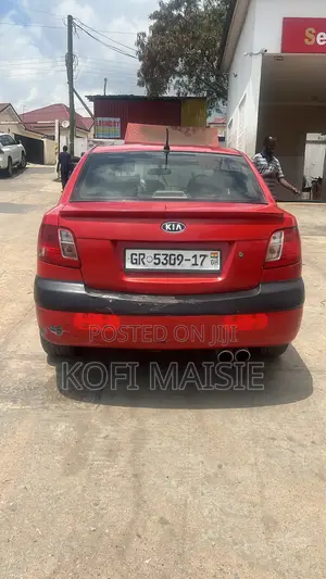 Kia Rio Base 4dr Sedan (1.6L 4cyl 5M) 2010 Red