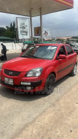 Kia Rio Base 4dr Sedan (1.6L 4cyl 5M) 2010 Red