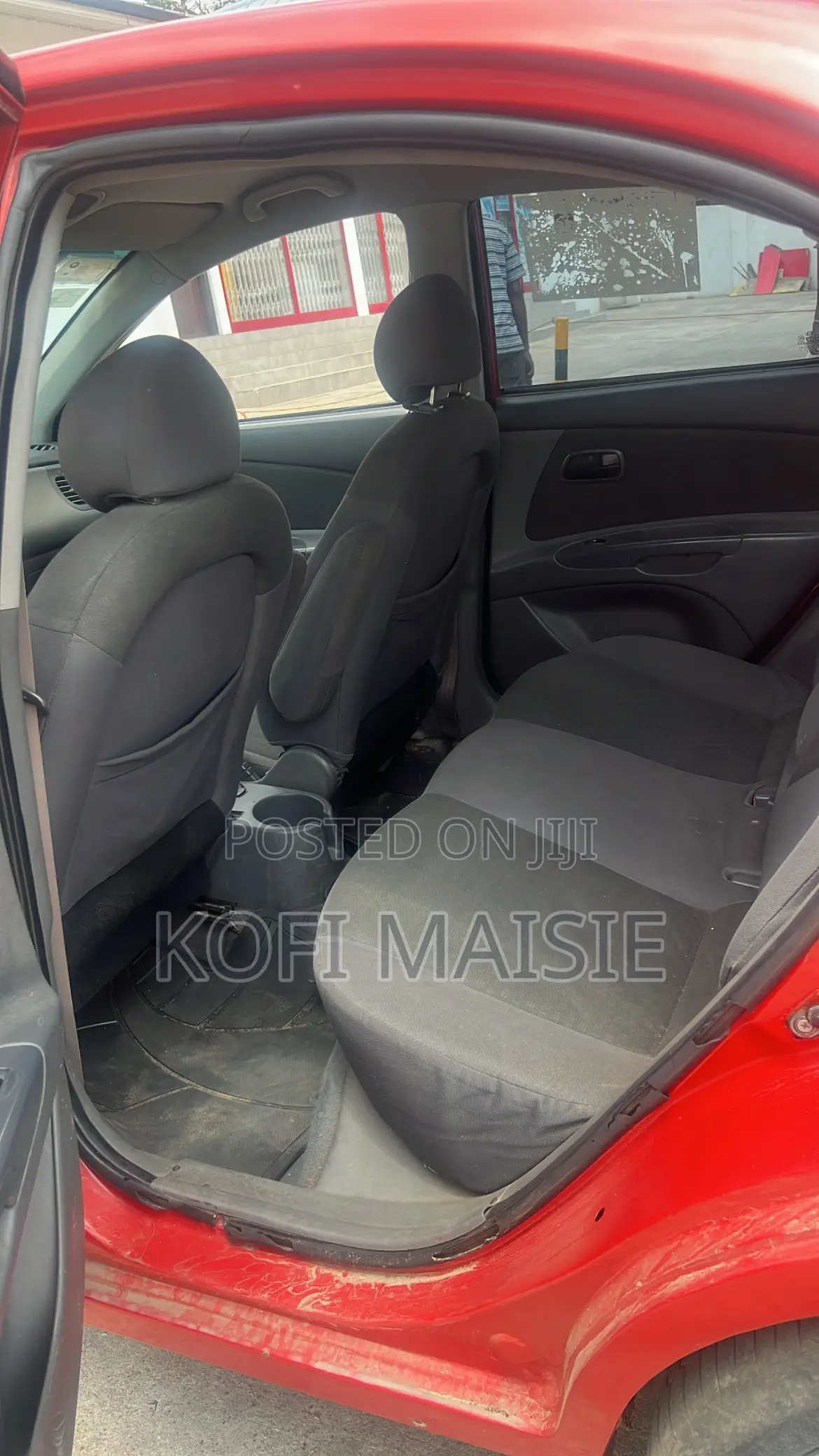 Kia Rio Base 4dr Sedan (1.6L 4cyl 5M) 2010 Red