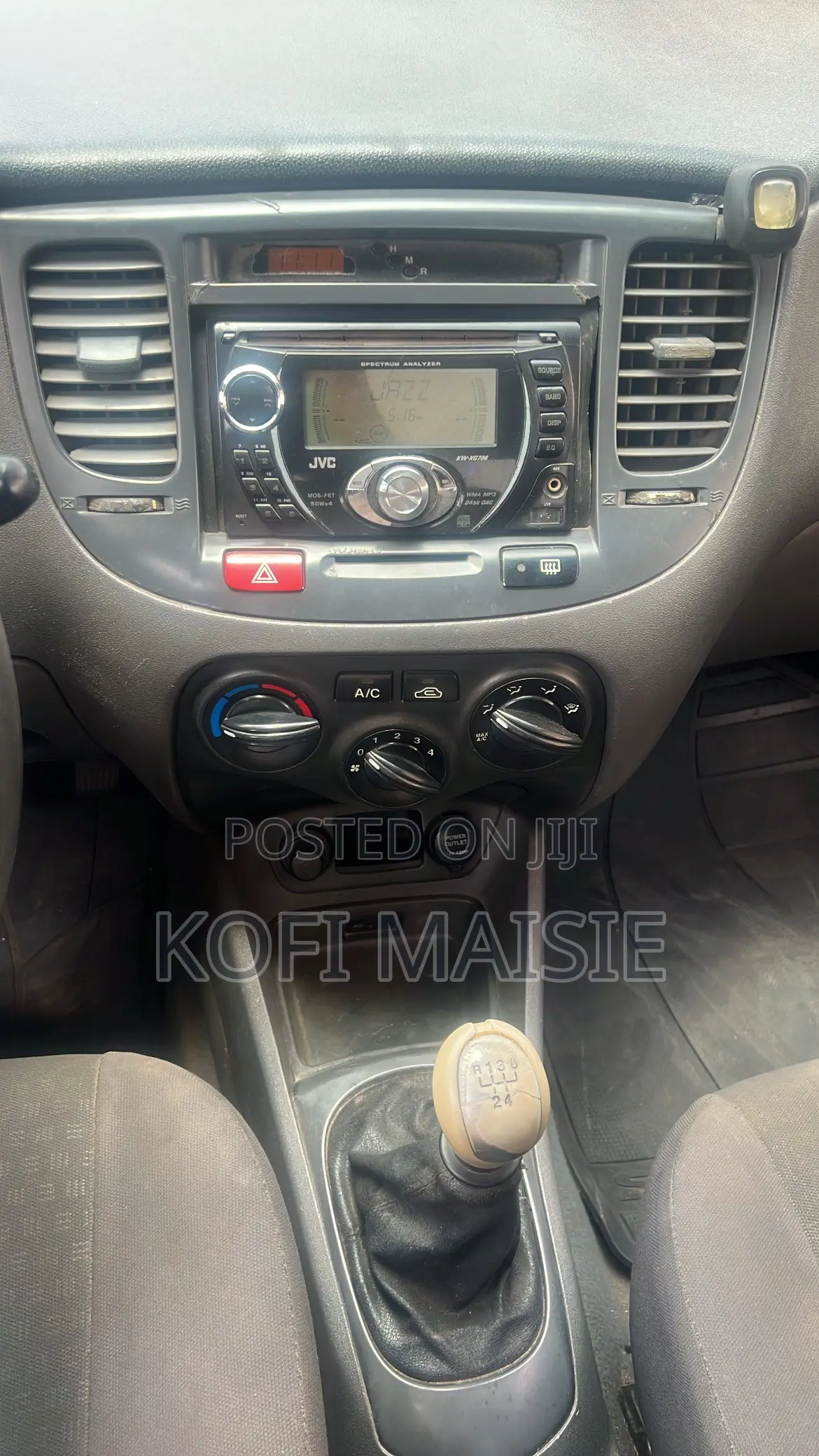 Kia Rio Base 4dr Sedan (1.6L 4cyl 5M) 2010 Red