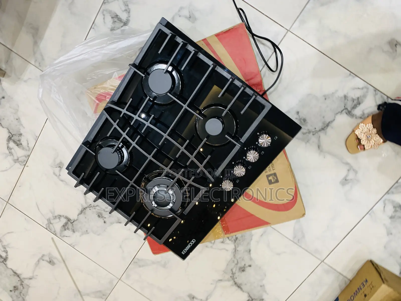 Better Deals Kenwood All Gas 4burner 60cm Black